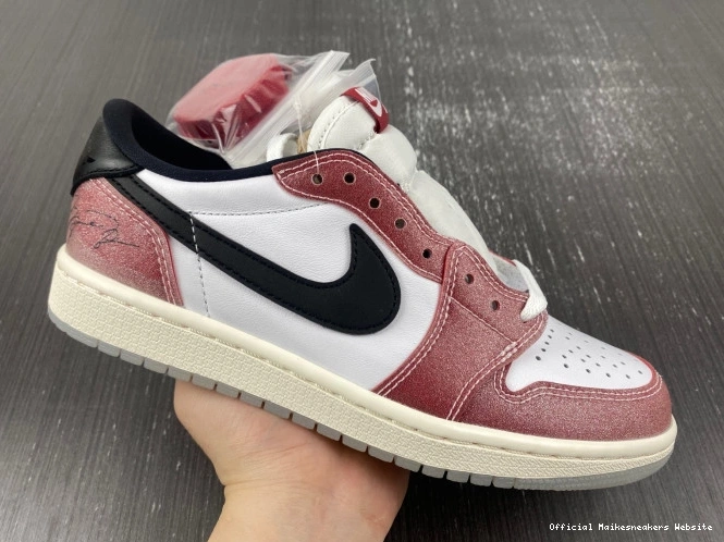 Official Maikesneakers 1 FN0432-017 TROPHY LOW 'RED BLACK' AIR OG ROOM JORDAN X 0812
